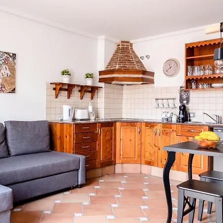 Cozy Rustic- Style Penthouse Apartment With Private Terrace Telde