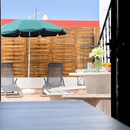 Appartement Cozy Rustic- Style Penthouse Apartment With Private Terrace Telde